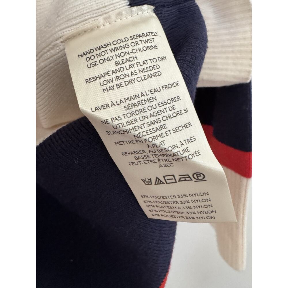 NWOT Free People League of Her Own Cardigan Sweater USA Patriotic Striped Small - Picture 11 of 11